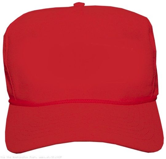 Blank Red Maga Hat