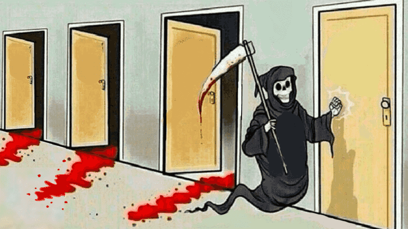 Death Knocking At The Door